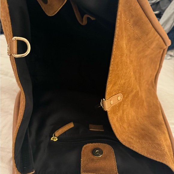 ASOS Brown Suede Tote Bag - Picture 6 of 12